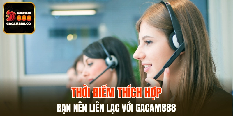 Thời gian thuận tiện để nhận tư vấn từ chăm sóc khách hàng